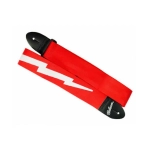 Gibson ASGSBL-20 Lightning Bolt 2" Nylon Strap - Ferrari Red
