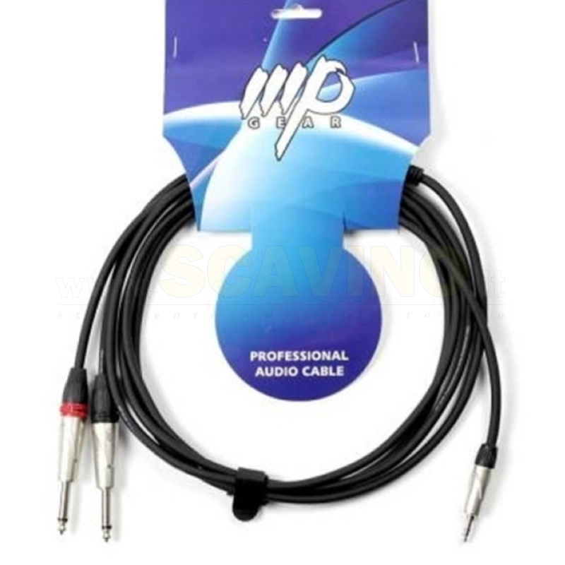MPGEAR PY006/1M Cavo Mini Jack- Doppio Jack