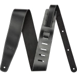 Fender Broken-In Leather Strap, 2.5" Straps tracolla in Pelle Black 0990641006