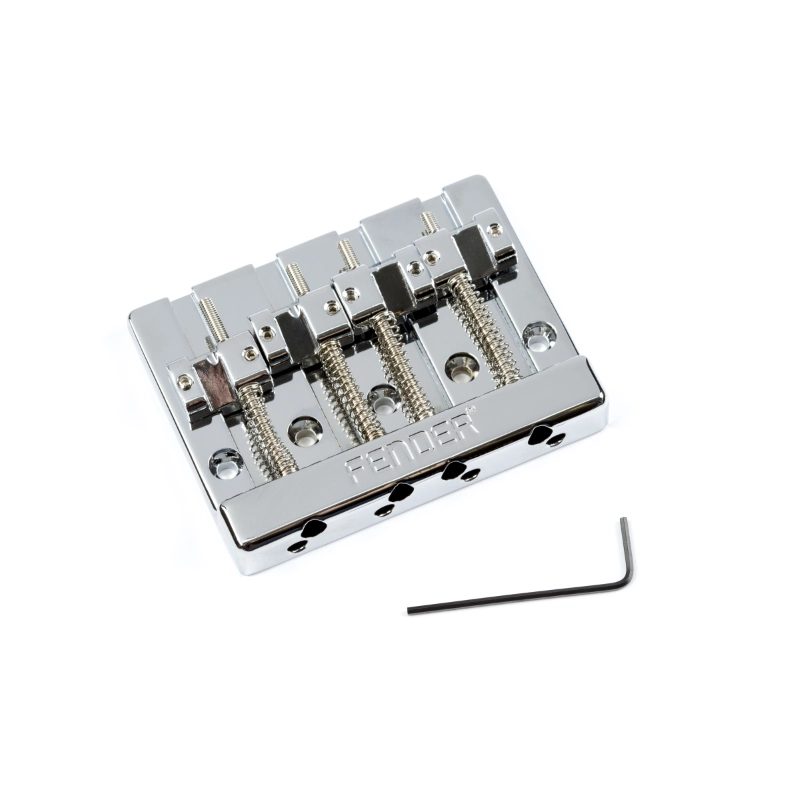 FENDER® HIMASS™ 4-STRING BASS BRIDGE ASSEMBLY WITH BRASS SADDLES
