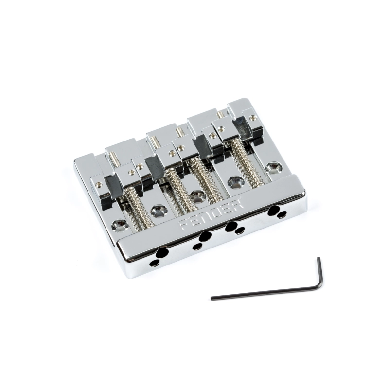 FENDER® HIMASS™ 4-STRING BASS BRIDGE ASSEMBLY WITH ZINC SADDLES