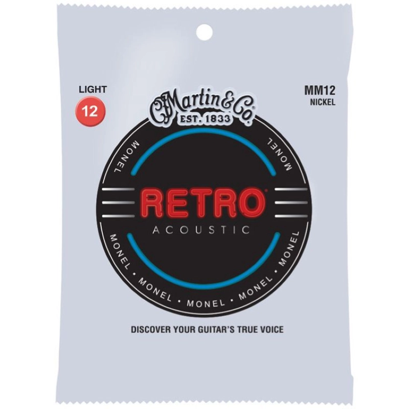 Martin & Co. MM12 Retro Acoustic Light Monel Wound 12-54