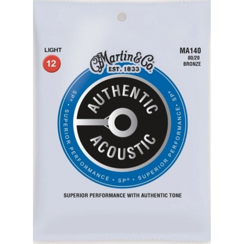 Martin & Co. MA140 Corde Chitarra Acustica Light, Bronze 12-54