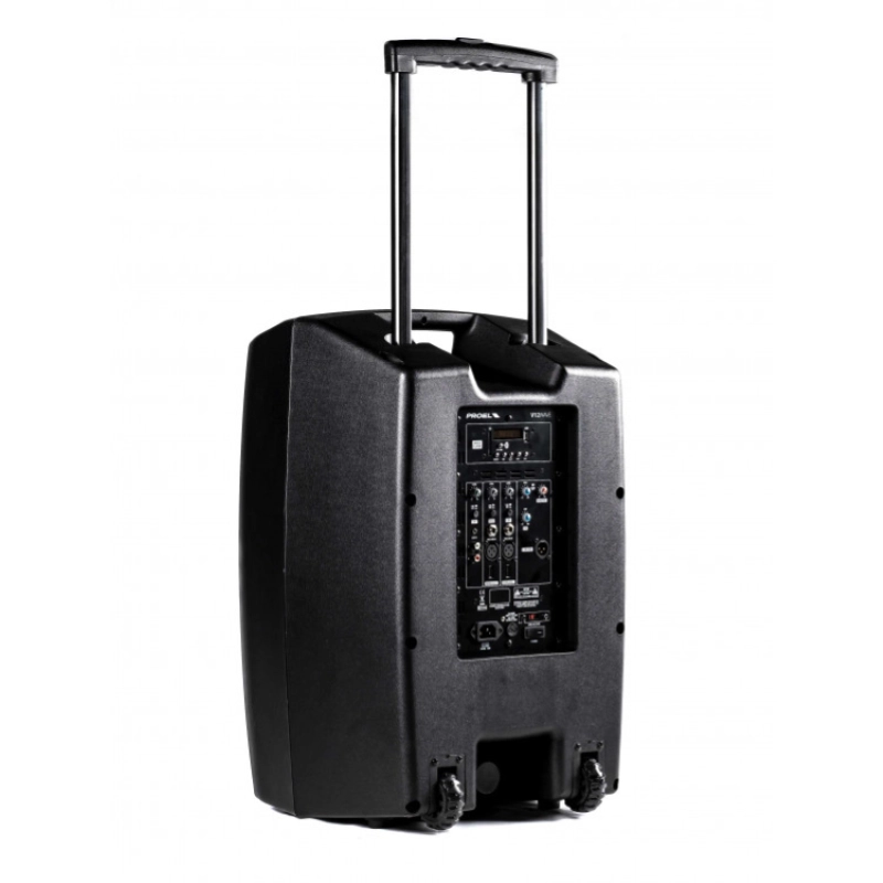 Proel V12WAVE Diffusore a 2 vie bi-amplificato con mixer a 3 canali e MEDIA PLAYER