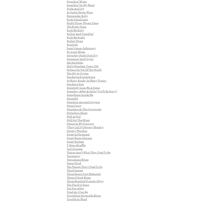 The Real Blues Book. Strumenti in DO Vol.1 256 song