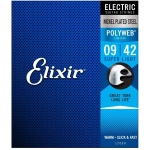 Elixir 12000 Nickel Plated Steel Polyweb Corde Chitarra Elettrica 9-42