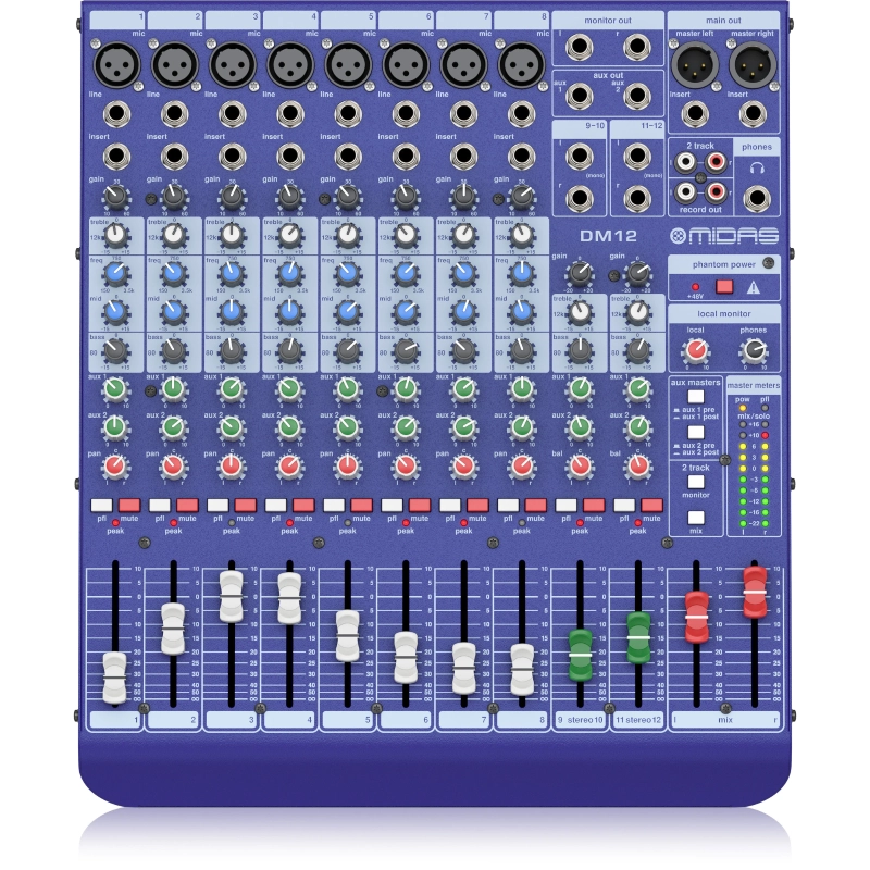 Midas DM12 mixer 12 canali