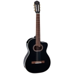Takamine GC6CE-BLK chitarra classica elettrificata cutaway con buca ovale