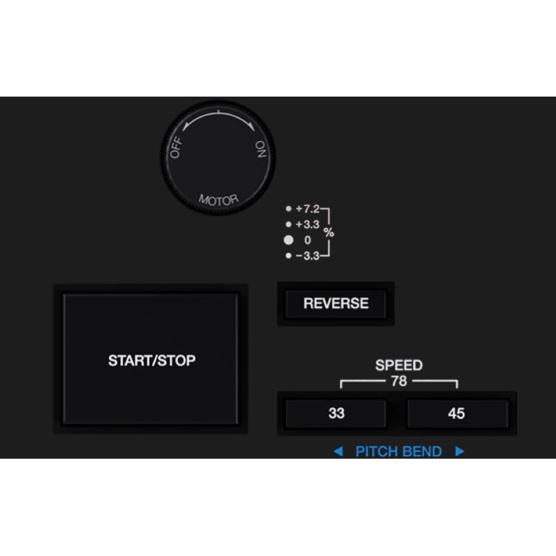 Reloop RP8000 MK2 Black Giradischi USB Professionale