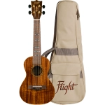 Flight DUC445 Ukulele Concerto in legno Koa lucido