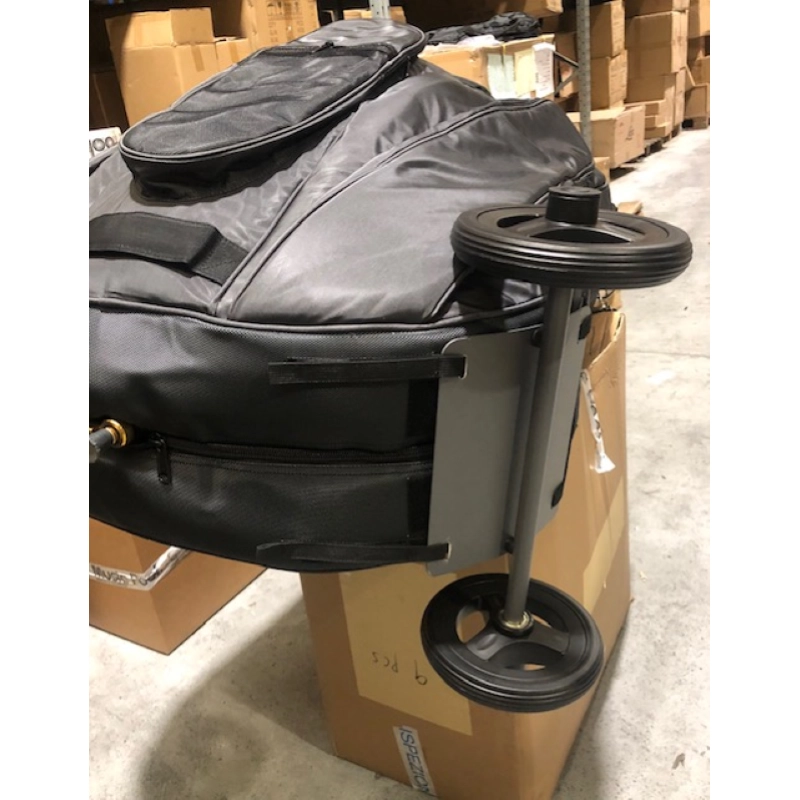 Borsa imbottita 30 mm per c/basso 3/4 con ruote grandi staccabili