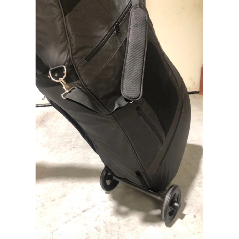Borsa imbottita 30 mm per c/basso 3/4 con ruote grandi staccabili