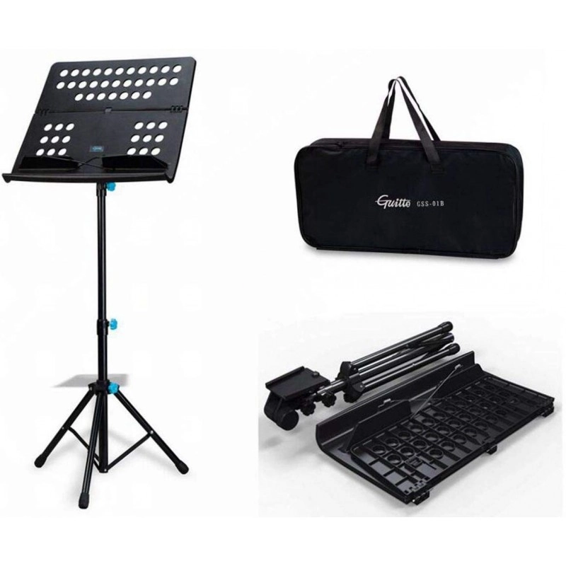 Leggio GSS01 b Guitto cartella rigida pieghevole con borsa