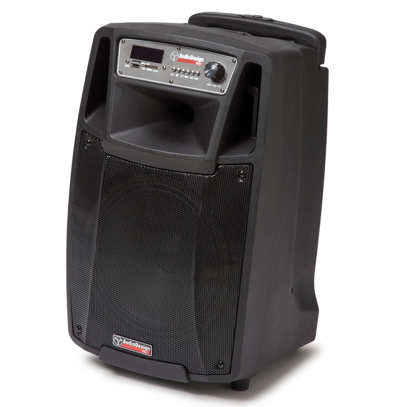 Audio Design M2 10W/L Diffusore auto alimentato con doppio radiomicrofono