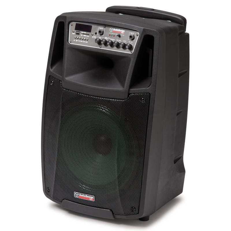 Audio Design M2 12W/L Diffusore auto alimentato con doppio radiomicrofono