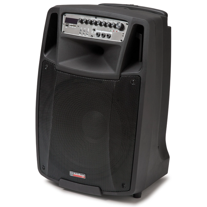 Audio Design M2 15W/L Diffusore auto alimentato con doppio radiomicrofono