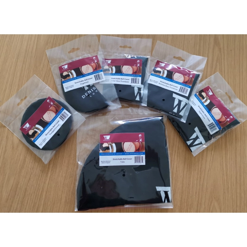 Denis Wick DWABM6 Bell Mask Maschera Salvaspruzzi in Tessuto per Tuba