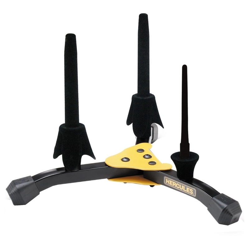 Hercules DS543BB Supporto per Due Clarinetti o Flauti e Piccolo