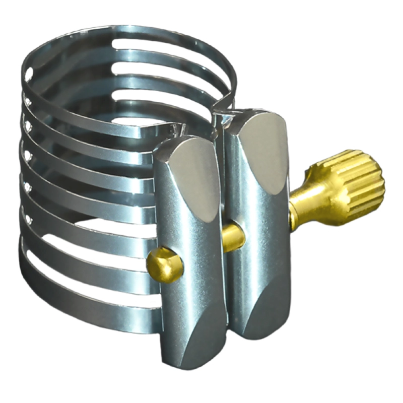 Rovner P2R Legatura Platinum per Sax Tenore in Sib/ Baritono Slim (Bocchino Ebanite/ABS)