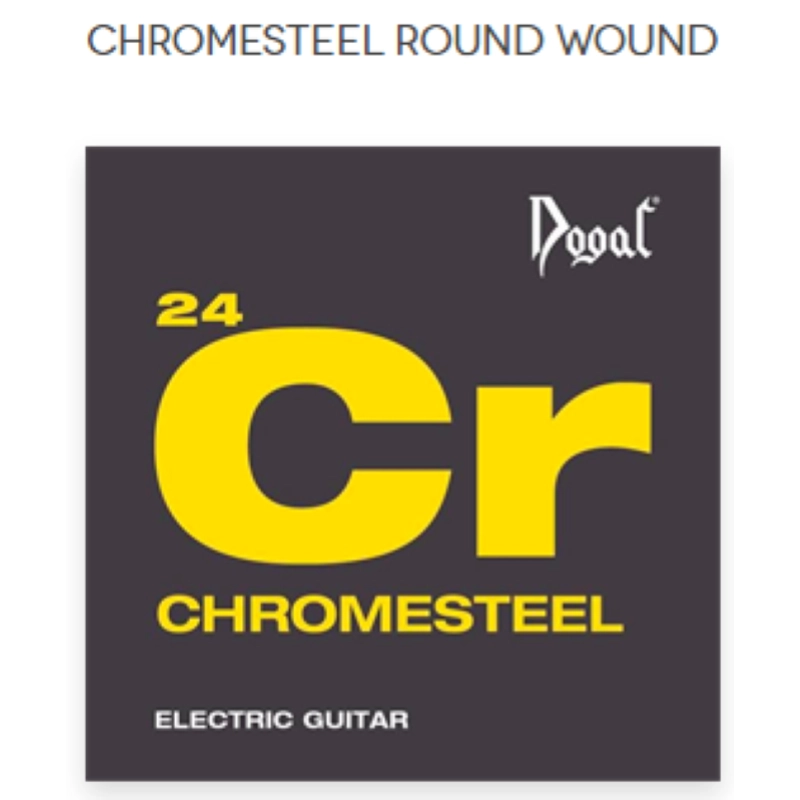 Dogal RW126D Set Corde Chitarra elettrica 10-52 ChromeSteel