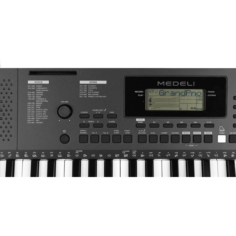 Medeli MK100 Tastiera Dinamica 61 Tasti Amplificata