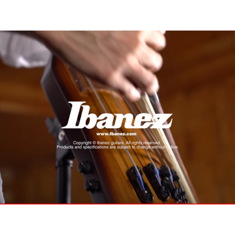 Ibanez UB804MOB Basso elettrico 4 corde finitura Mahogany Oil Burst