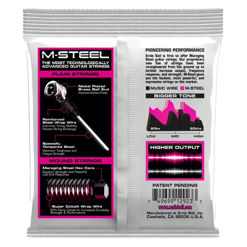 Ernie Ball 2923 - M-Steel Super Slinky 9-42