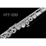 Kakulin KFF699 Flauto Traverso Fori Aperti Discendente al Si Testata d'Argento