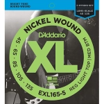 D'Addario EXL165-5 Muta Corde Basso 5 Corde 45-135 Nickel