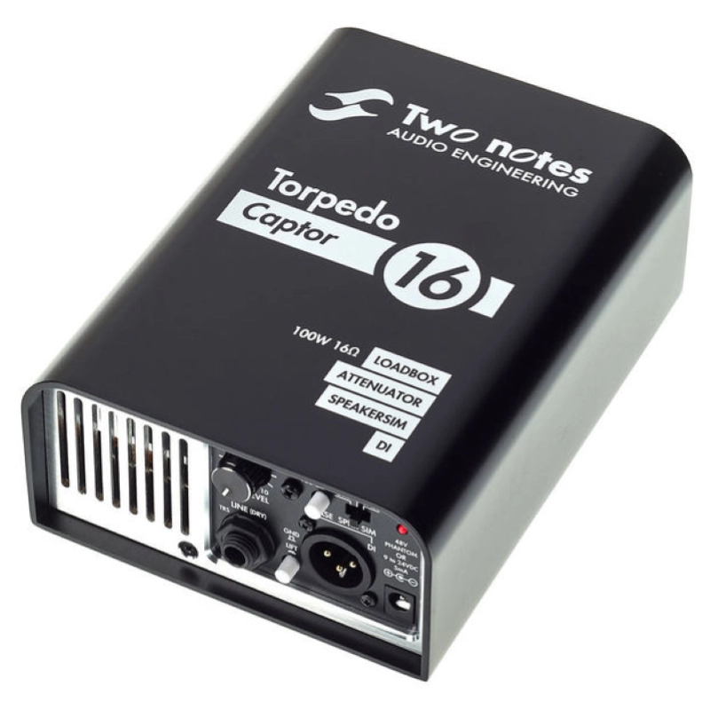 Two Notes Torpedo Captor 16 Ohms Loadbox, attenuatore e simulatore di cassa analogico