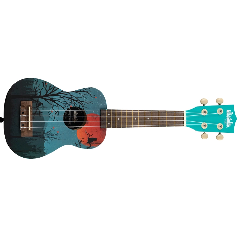 Kala UK-MOONRISE Ukulele soprano c/grafiche