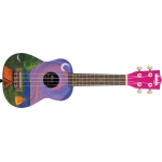 Kala UK-HAPPYCAMPER Ukulele soprano c/grafiche