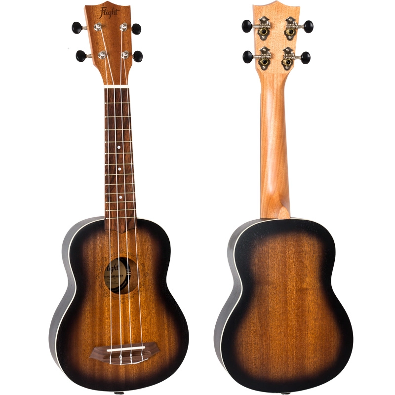 Flight NUS380 Amber Ukulele Soprano Gemstone