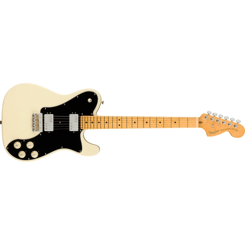 Fender American Professional II Telecaster® Deluxe Maple Fingerboard, Olympic White