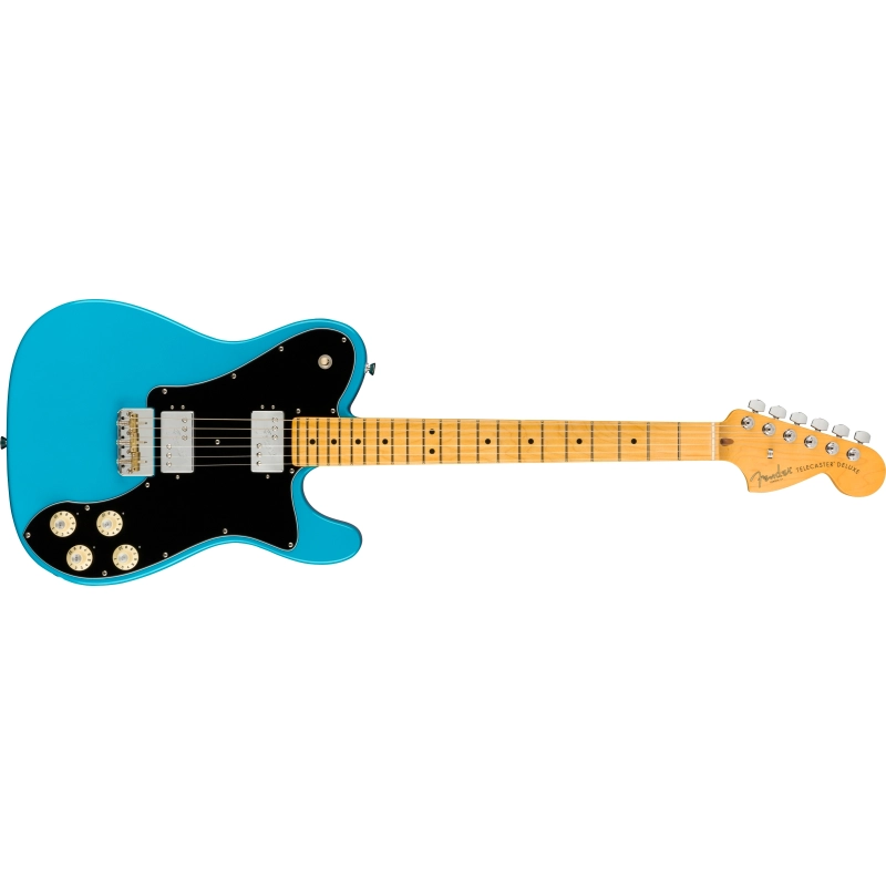 Fender American Professional II Telecaster® Deluxe Maple Fingerboard, Miami Blue 0113962719