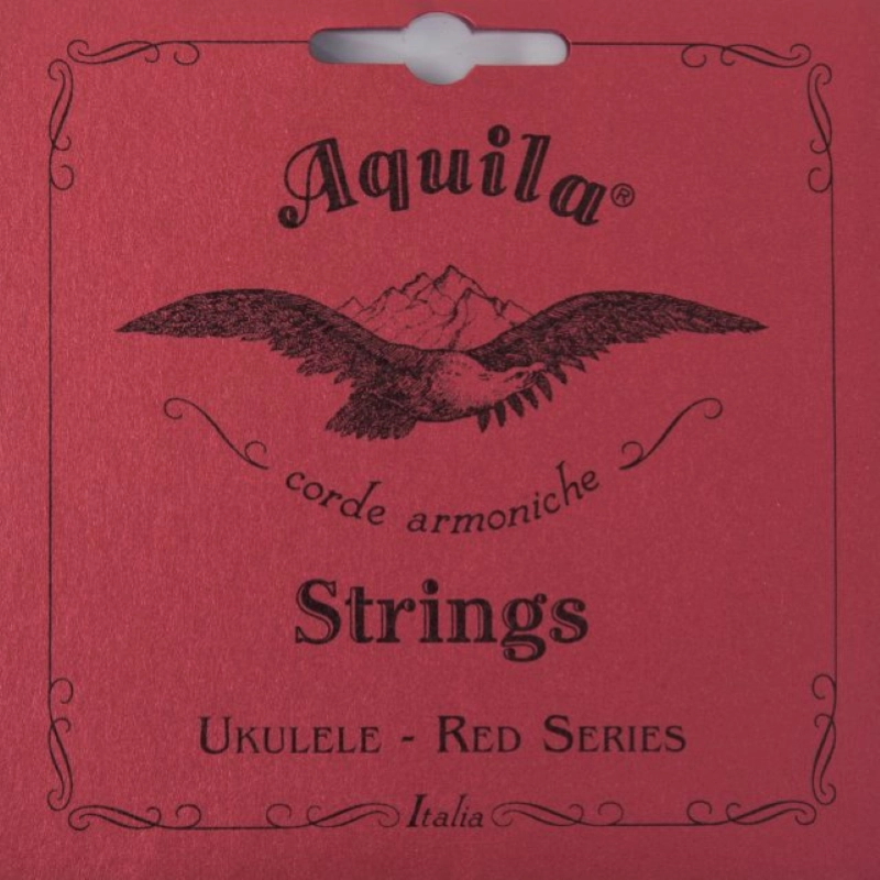 Aquila 86U Set Corde Ukulele Concert Ukulele Low G Red