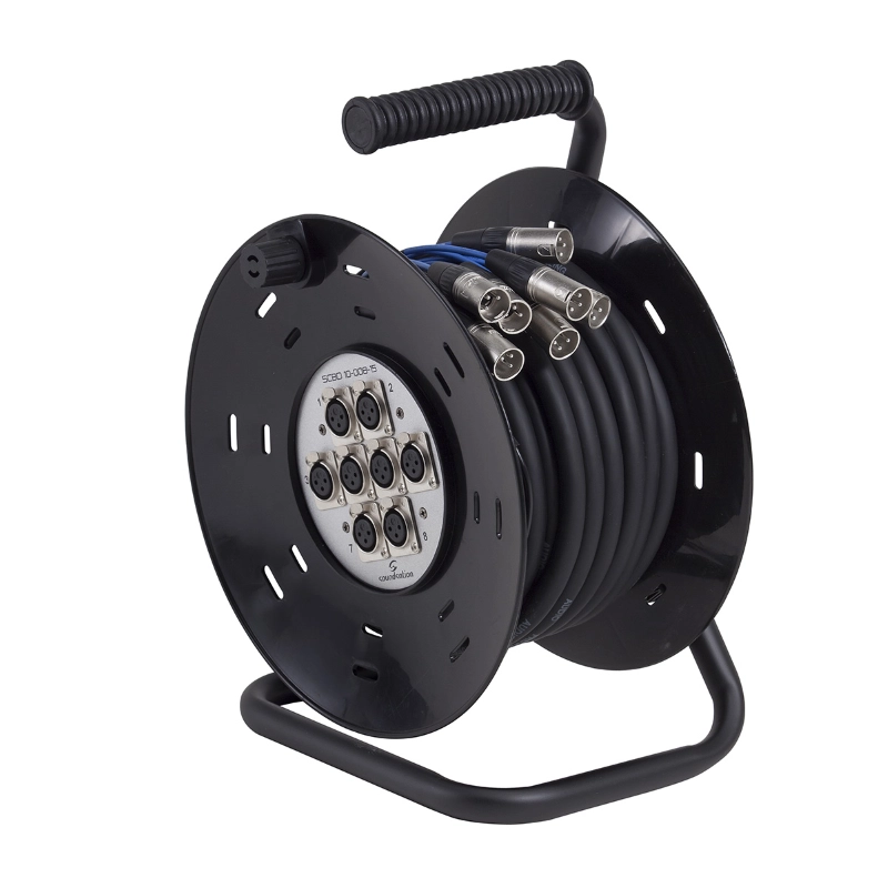 SOUNDSATION SCBD10-008-15 Stage box professionale 8 ingressi con avvolgitore e cavo da 15 metri