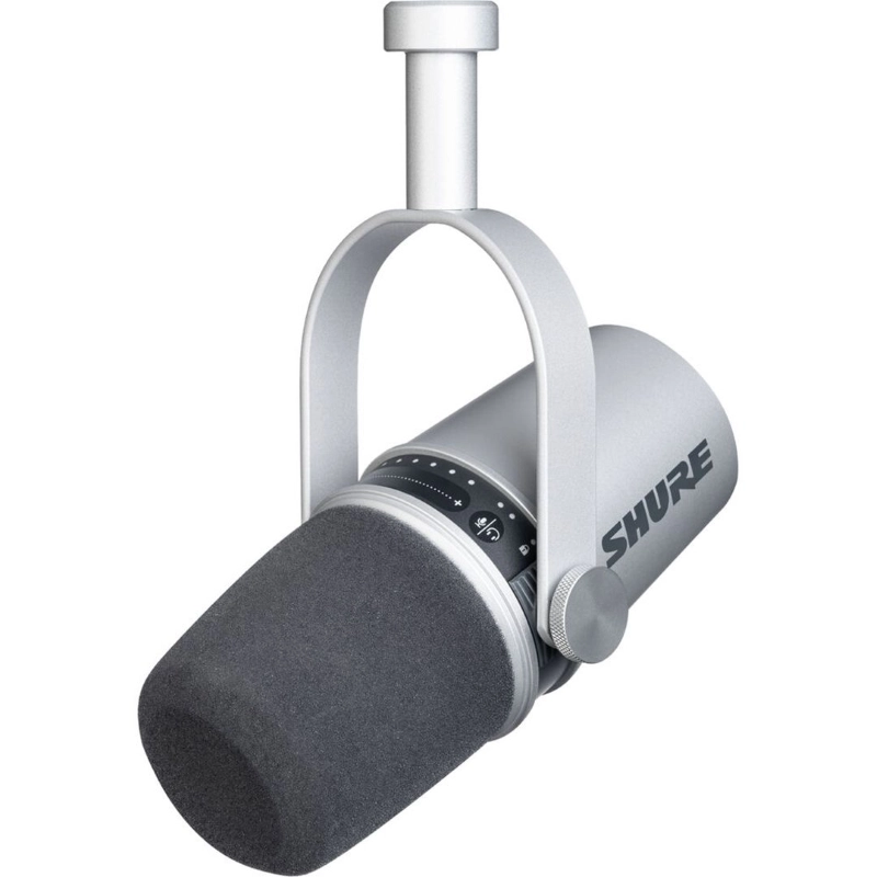 Shure MV7S Microfono a dinamico USB e XLR Silver