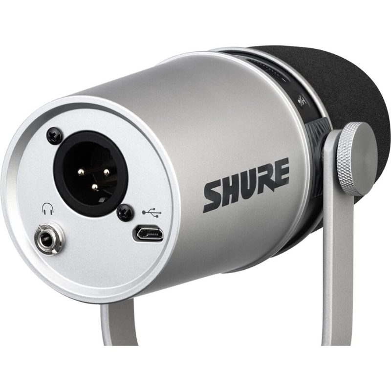 Shure MV7S Microfono a dinamico USB e XLR Silver