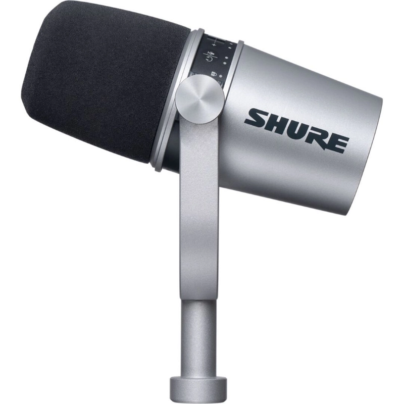Shure MV7S Microfono a dinamico USB e XLR Silver