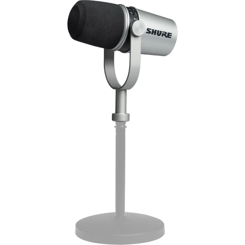 Shure MV7S Microfono a dinamico USB e XLR Silver
