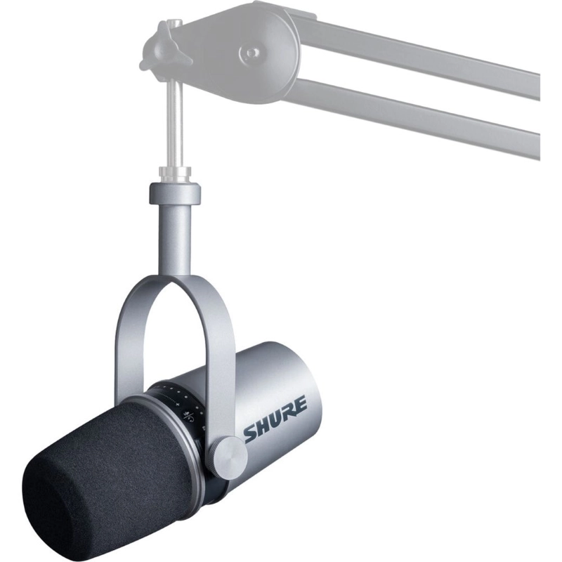 Shure MV7S Microfono a dinamico USB e XLR Silver