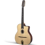 Altamira M10 Chitarra Gitane DJANGO Buca Piccola con custodia