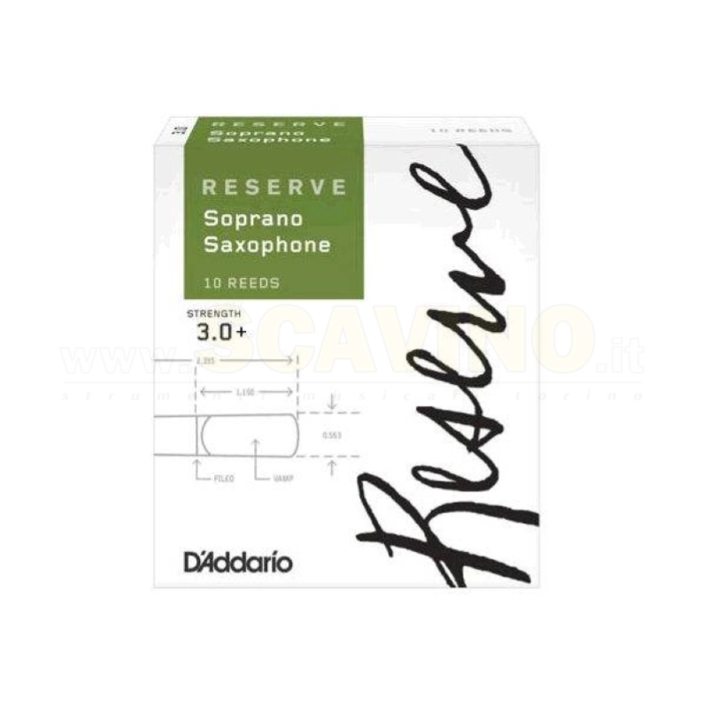 D'addario Reserve Ance per Sax Soprano