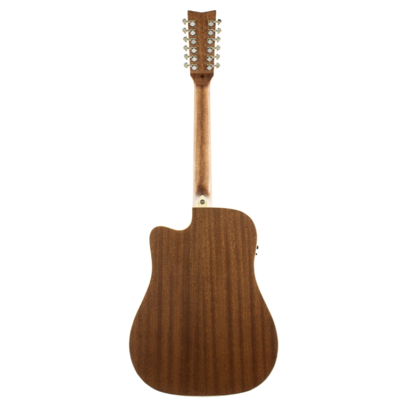 Goldwood Dreadnought 12 corde cutaway elettrificata GW-PS-DCE-12-NS