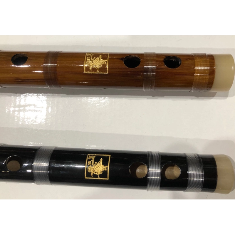 Flauto Traverso Cinese in Bambù in Re Professionale