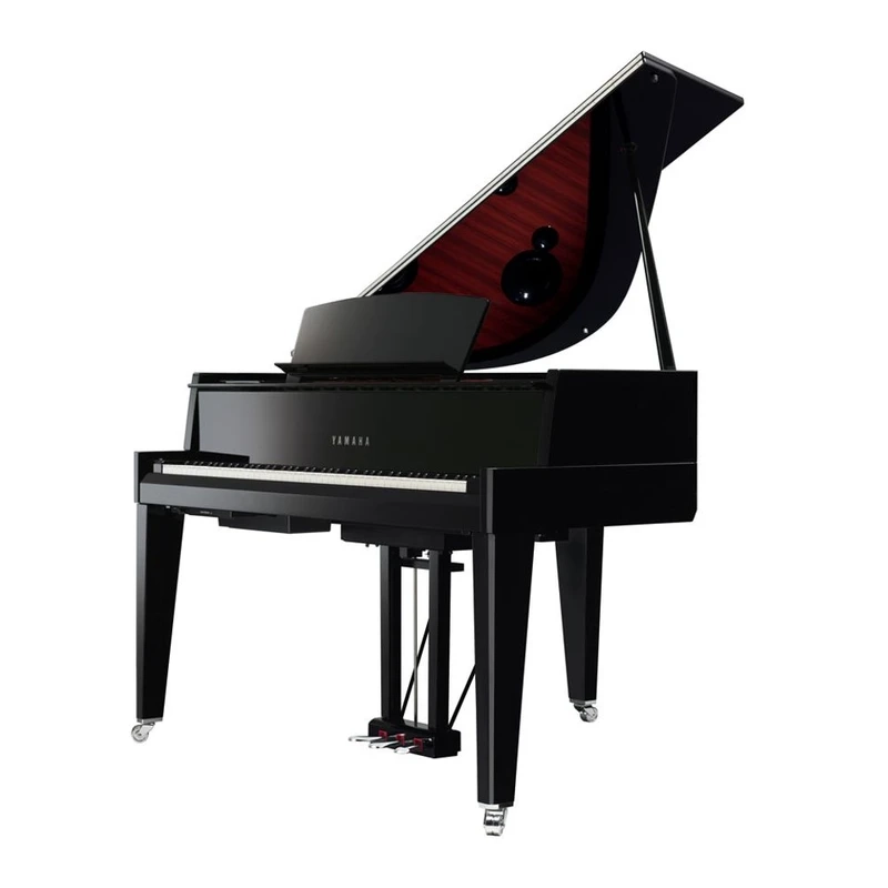 YAMAHA N3X Pianoforte ibrido Avant grand codino nero lucido