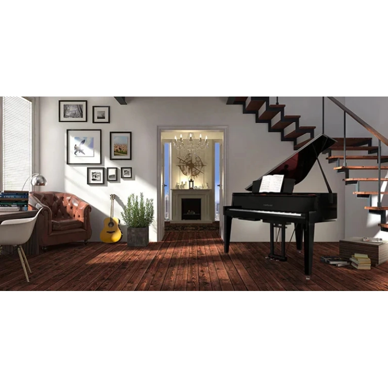 YAMAHA N3X Pianoforte ibrido Avant grand codino nero lucido