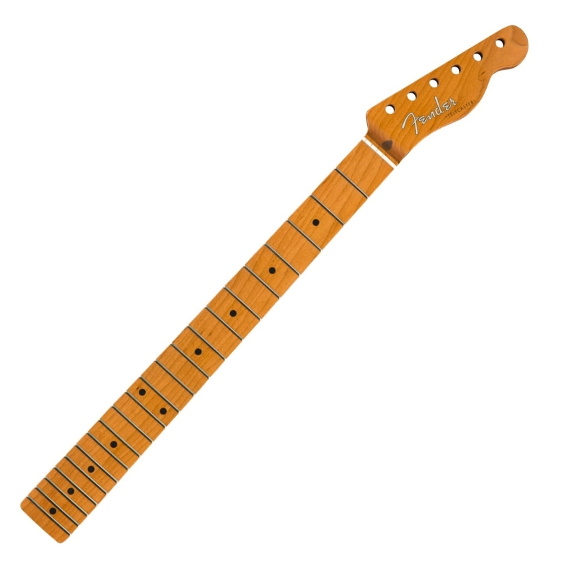 Fender Roasted Maple Vintera Mod '50's Telecaster Neck, 21 Medium Jumbo Frets, 9.5", "V" Shape Necks