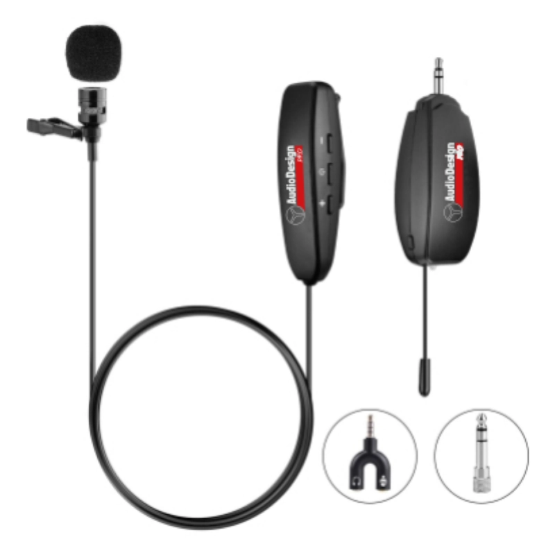 Audio Design PMU501LV Microfono a Lavalier con trasmettitore incorporato